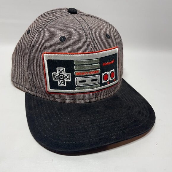 Nintendo Snapback Adjustable Hat NES Embroidered Logo - Picture 1 of 7